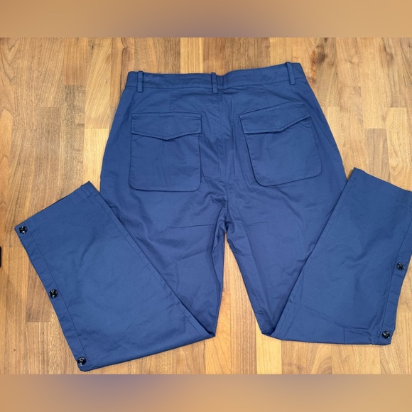 UNKNWN Tech Jogger Snap Side Pants | Navy Blue | Size Small - Picture 5 of 10